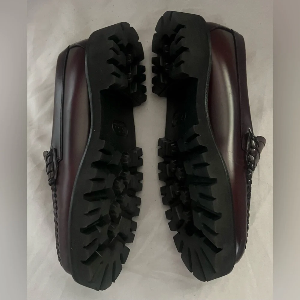 G.H. Bass WEEJUNS WOMENS WINE LEATHER Slip-On Loafers SHOES 7.5 $185 - Picture 11 of 15